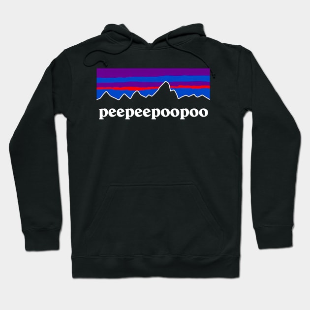 Peepeepoopoo Outdoors Funny Hoodie by TrikoNovelty